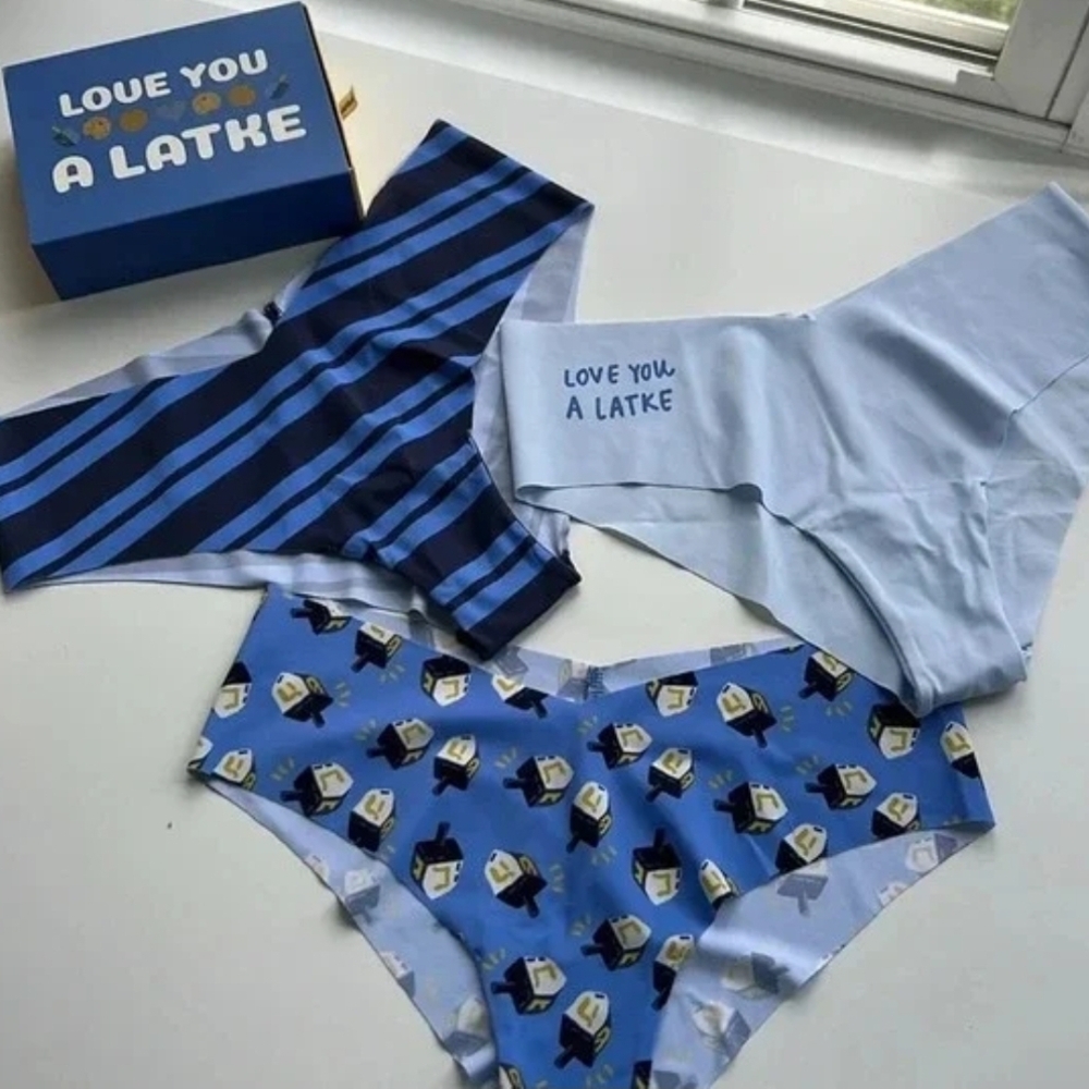 Aerie Blue and Navy Panties Set